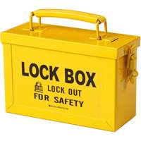 Coffret de s&eacute;curit&eacute; de groupe, Jaune We Share Industrial Supply