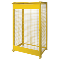 Armoires pour cylindres &agrave; gaz, nbre de bouteilles: 10, 44" , 30" , 74" , Jaune We Share Industrial Supply