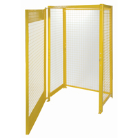Armoires pour cylindres &agrave; gaz, nbre de bouteilles: 10, 44" , 30" , 74" , Jaune We Share Industrial Supply