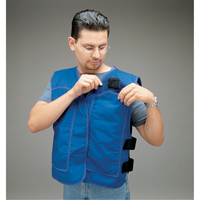 Vestes de refroidissement avec pochettes pour insertions ALLEGRO INDUSTRIES, Grand, Bleu royal We Share Industrial Supply