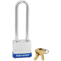 Padlock, Silver, Keyed Alike, Laminated Steel, 1-1/8" Width We Share Industrial Supply
