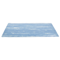 Tapis &agrave; surface marbr&eacute; Sof-Tyle Grande No 970, Lisse, 2' x 3' x 1", Bleu, Caoutchouc We Share Industrial Supply