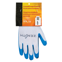 Natural Rubber Seamless Knit Coated Gloves, 9, Rubber Latex Coating, 10 Gauge, Polyester/Cotton Shell We Share Industrial Supply