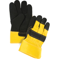 Gants d'ajusteur doubl&eacute;s pour l'hiver &agrave; chaleur sup&eacute;rieure, Grand, Paume en Cuir de vache refendu, Doublure en Thinsulate We Share Industrial Supply