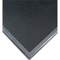 Sanitizing Footbath Mat No. 222, Rubber, 2' W x 2-2/3' L x 1/2" Thick, Black We Share Industrial Supply