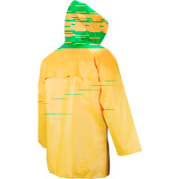 Neo-Slick Chemical & Acid Resistant Rain Jacket, 3X-Large, Yellow, Neoprene We Share Industrial Supply