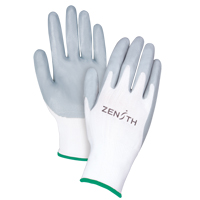 Gants l&eacute;gers enduits et respirants, 8/Moyen, R&ecirc;vetement Mousse de nitrile, Calibre 13, Enveloppe en Polyester We Share Industrial Supply