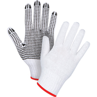 Gants tricot&eacute;s &agrave; pois, Poly/coton, Un c&ocirc;t&eacute;, Calibre 7, Petit We Share Industrial Supply