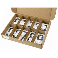 Pressure Sensitive Numbering, 0 to 9, 3-1/2" H, Black on White We Share Industrial Supply