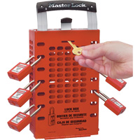 Latch Tight Lock Boxes, Red We Share Industrial Supply