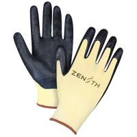 Gants r&eacute;sistants &agrave; la coupe avec prise sup&eacute;rieure, Taille Grand/9, Calibre 13, Rev&ecirc;tement Mousse de nitrile, Enveloppe en Aramide, ANSI/ISEA 105 niveau 3/EN 388 niveau 5 We Share Industrial Supply