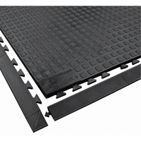 Rejuvenator Connect No. 502 Matting, Polyurethane, 3' W x 3' L, 5/8" Thick, Black We Share Industrial Supply