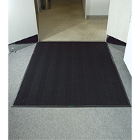 Tapis Waterhog Eco Elite, Essuie-pieds/grattoir, 6' x 6' x 3/8", Fum&eacute;e noire We Share Industrial Supply