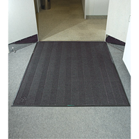 Tapis Waterhog Eco Elite, Essuie-pieds/grattoir, 4' x 6' x 3/8", Cendre grise We Share Industrial Supply