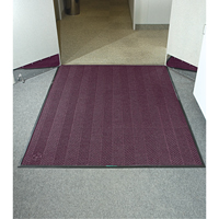 Tapis Waterhog Eco Elite, Essuie-pieds/grattoir, 6' x 6' x 3/8", Marron We Share Industrial Supply