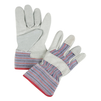 Premium Dry-Palm Fitters Gloves, Ladies, Split Cowhide Palm, Cotton Inner Lining We Share Industrial Supply