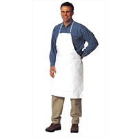 Tablier, Tyvek 400, Blanc, 28" la x 36" lo We Share Industrial Supply