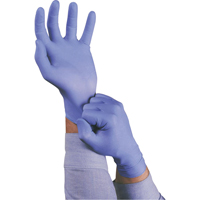 Gants TouchNTuff 92-675, Petit, Nitrile, 5 mils, Sans poudre, Bleu We Share Industrial Supply