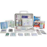 Contractors' First Aid Kit, Class 1 Medical Device, Plastic Box We Share Industrial Supply