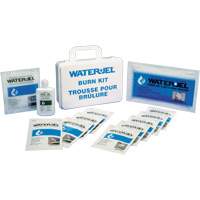 Trousses d'urgence pour brûlures Water Jel, Boîte en plastique de 36 unit&eacute;s, Classe 2 We Share Industrial Supply