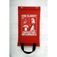 Couverture anti-feu, Fibre de verre, 72"lo x 59"la We Share Industrial Supply