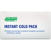Instant Compress Packs, Cold, Single Use, 4" x 6" We Share Industrial Supply