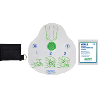CPR Kit in Pouch With Belt Loop, Single Use Faceshield, Class 2 We Share Industrial Supply