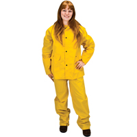V&ecirc;tements imperm&eacute;ables RZ100, Polyester/PVC, T-Grand, Jaune We Share Industrial Supply