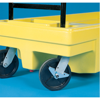 Poly-Spillcart Cart, 66.5" L x 29" W x 43.9" H, 57 US gal. Spill Cap. We Share Industrial Supply