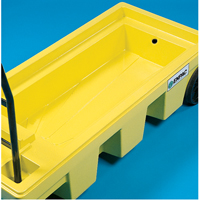 Poly-Spillcart Cart, 66.5" L x 29" W x 43.9" H, 57 US gal. Spill Cap. We Share Industrial Supply