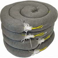 Barrage absorbant de premi&egrave;re qualit&eacute;, Universel, 10' lo x 5" la, Absorption 35 gal., 4 /pqt We Share Industrial Supply