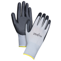 Lightweight Breathable Coated Gloves, 11/2X-Large, Foam Nitrile Coating, 13 Gauge, Polyester Shell We Share Industrial Supply