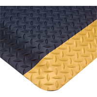 Smart No. 497 Mats, Diamond, 3' x 75' x 1", Black/Yellow, PVC We Share Industrial Supply