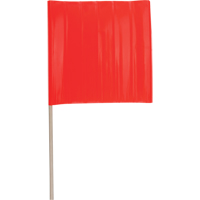 Traffic Safety Flags, Vinyl, With Handle We Share Industrial Supply
