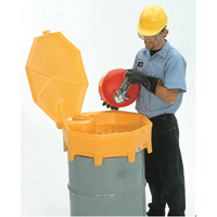 Entonnoir avec couvercle pour baril Global Ultra-Drum Funnel, 5 gal. We Share Industrial Supply
