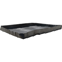 Bermes &eacute;conomiques, Capacit&eacute; 119 gal., 4' la x 4' lo x 12" h, Support en L We Share Industrial Supply