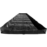 Bermes &eacute;conomiques, Capacit&eacute; 1496 gal., 20' la x 10' lo x 12" h, Support en L We Share Industrial Supply