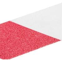Ruban antid&eacute;rapant de premi&egrave;re qualit&eacute;, 2" x 60', Rouge & blanc We Share Industrial Supply