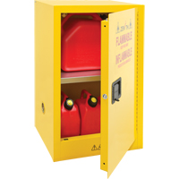 Armoire pour produits inflammables, 12 gal., 1 Porte(s), 23" La x 35" h x 18" p We Share Industrial Supply
