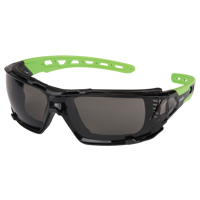 Z2500 Series Safety Glasses with Foam Gasket, Grey/Smoke Lens, Anti-Scratch, ANSI Z87+/Meets/Exceeds CSA Z94.3 We Share Industrial Supply