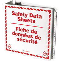 Reliures pour fiches de donn&eacute;es de s&eacute;curit&eacute; We Share Industrial Supply