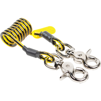 Sangle d'amarrage spirale pour outil, Spirale, Clavette double We Share Industrial Supply