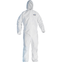 Kleenguard A45 Liquid/Particle Surface Prep & Paint Coveralls, Small, White, Microporous We Share Industrial Supply
