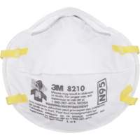 Respirateurs contre les particules 8210, N95, Certifi&eacute; NIOSH We Share Industrial Supply
