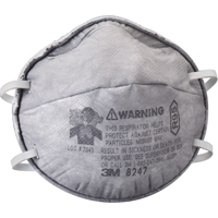 Respirateurs contre les particules 8247, R95, Certifi&eacute; NIOSH We Share Industrial Supply