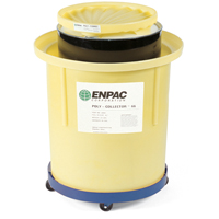 Poly-Collector 66 with Steel Drum, 32.5" dia. x 42" H, 70 US gal. Spill Cap. We Share Industrial Supply