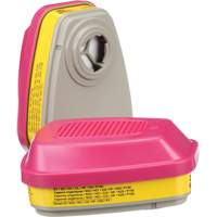 6000 Series Respirator Cartridges, Gas/Vapour Cartridge, Organic Vapour/Acid Gas/P100 We Share Industrial Supply