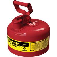 Safety Cans, Type I, Steel, 1 US gal., Red, FM Approved/UL/ULC Listed We Share Industrial Supply