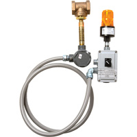 Syst&egrave;me dalarme pour les douches durgence et les installations de lavage des yeux We Share Industrial Supply