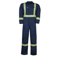 Westex UltraSoft&reg; Unlined Coveralls, Size 34/36, Navy Blue, 12.4 cal/cm2 We Share Industrial Supply